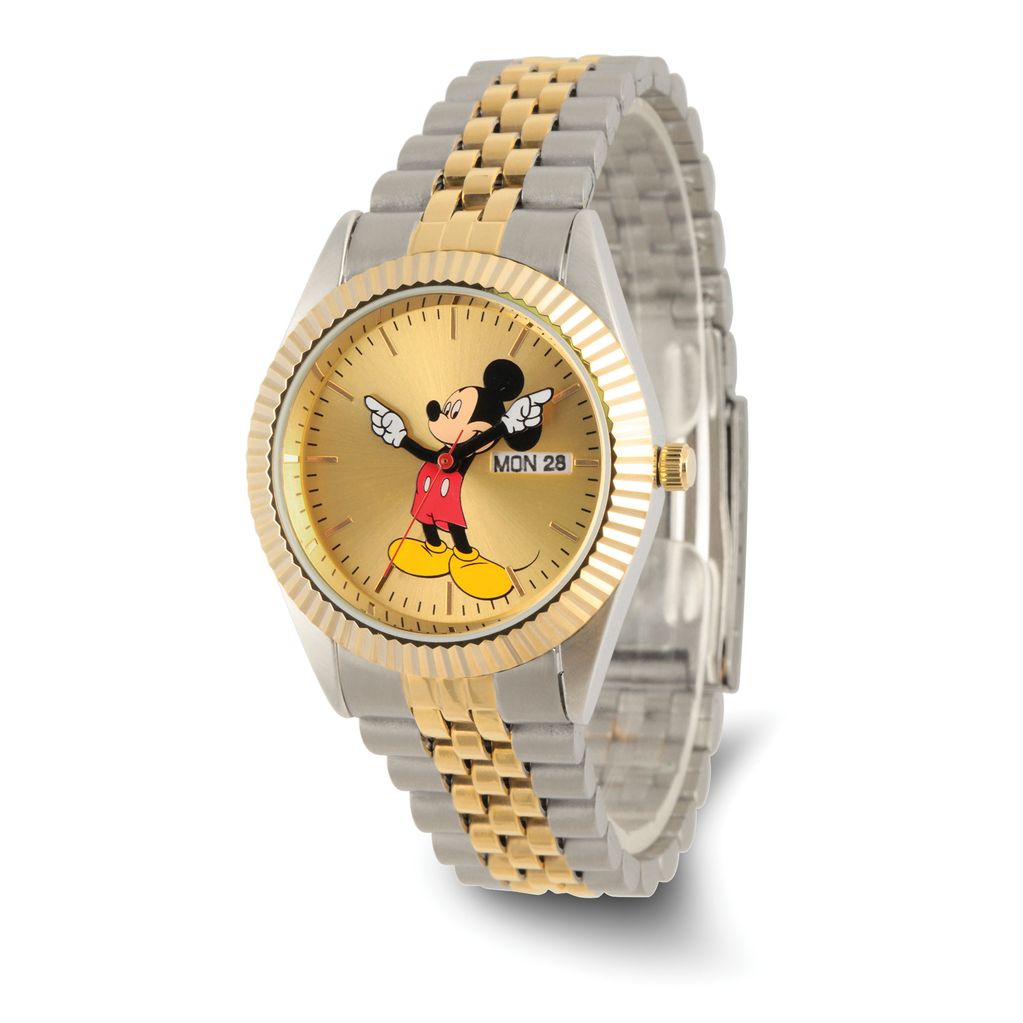 【DISNEY】★Mickey Mouse Watch OW016DY Natoband 1971 Mickey Mouse Walt Disney World Watch Beige Nato Strap