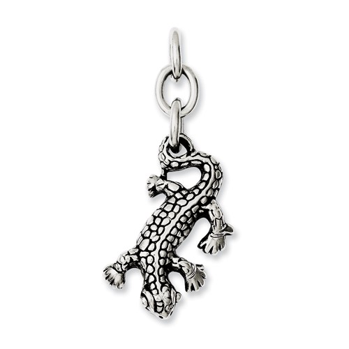 Chisel Stainless Steel Gecko Interchangeable Charm Pendant
