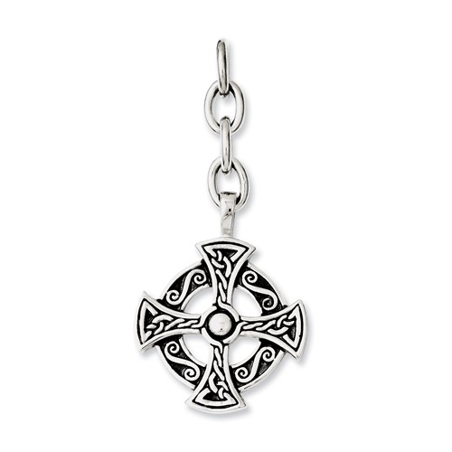 Chisel Stainless Steel Cross Interchangeable Charm Pendant