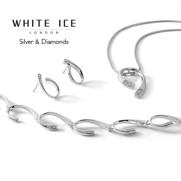 White ice silver and diamonds outlet