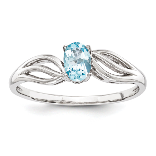 Sterling Silver December Birthstone Ring Sterling Silver December Birthstone Ring
