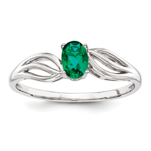 Sterling Silver May Birthstone Ring Sterling Silver May Birthstone Ring