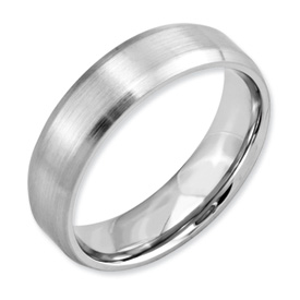 Chisel Titanium Black Accent 8mm Brushed Band | Chisel Jewelry ...