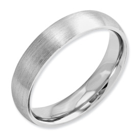 Chisel Stainless Steel Flat 8mm Brushed and Polished Band | Chisel ...