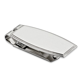 Chisel Stainless Steel Black-plated Money Clip | Chisel Jewelry ...