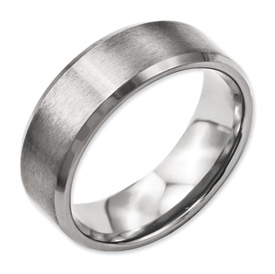Chisel Stainless Steel 5mm Brushed Band | Chisel Jewelry - Contemporary ...