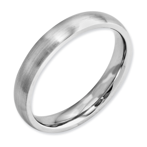 Chisel Cobalt Chromium Satin 4mm Band | Chisel Jewelry - Contemporary ...