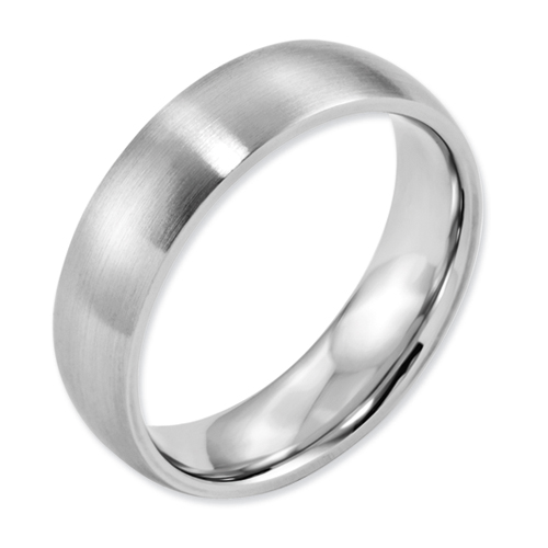 Chisel Cobalt Chromium Satin 6mm Band | Chisel Jewelry - Contemporary ...