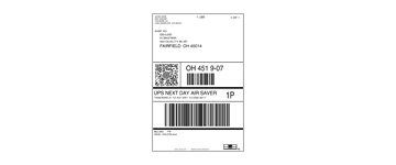 UPS Return Label