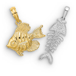 Fish lockets in gold new arrivals