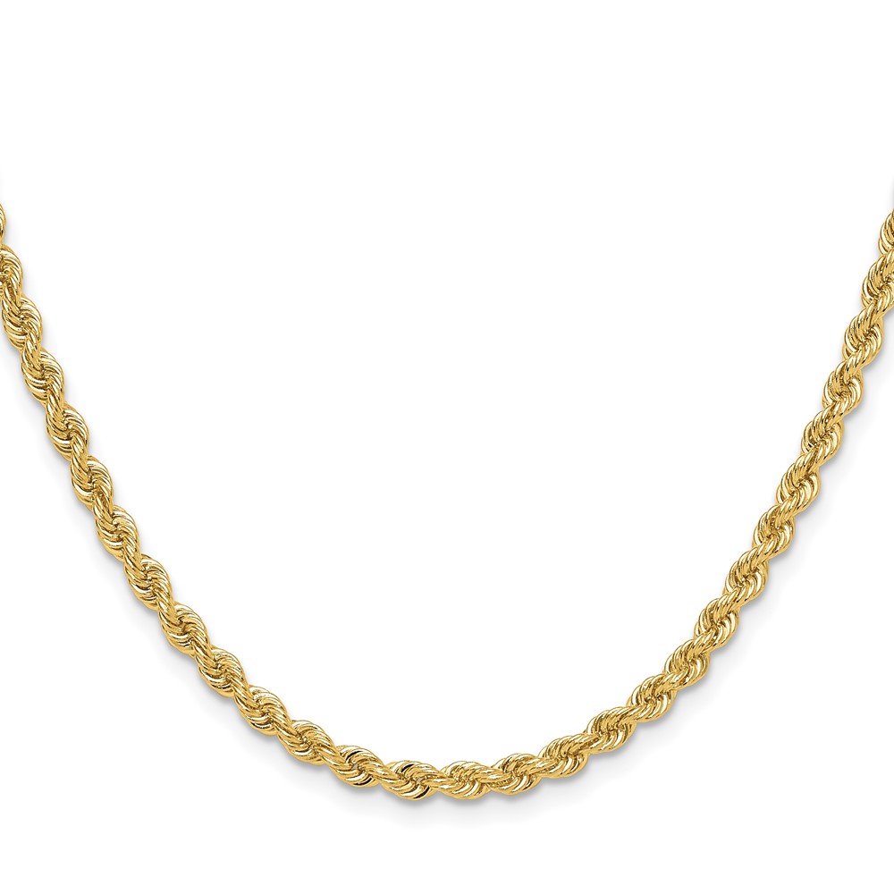 14k 3.8mm Regular Rope Chain (027S-22)