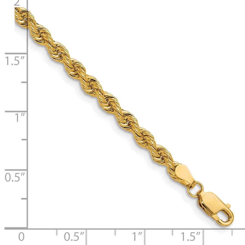 14k 3.8mm Regular Rope Chain (027S-7)