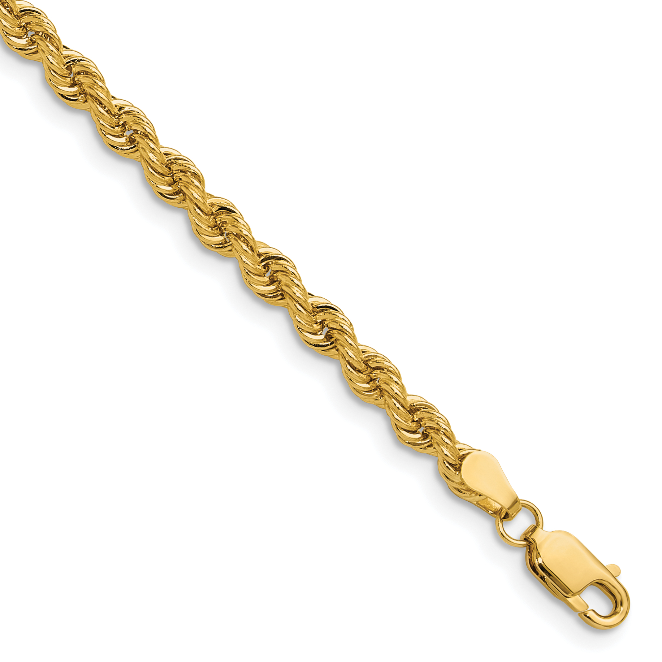 14k 3.8mm Regular Rope Chain (027S-7)