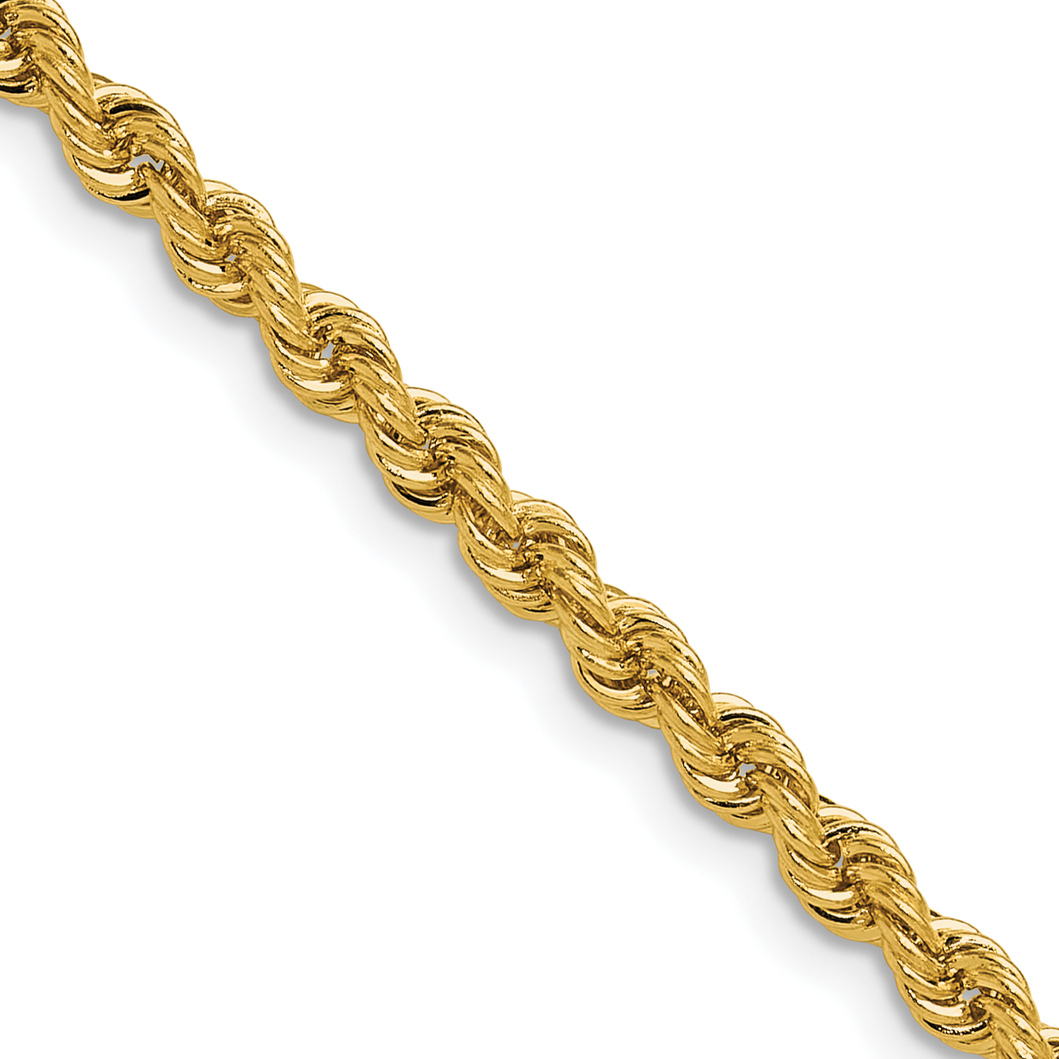 14k 3.8mm Regular Rope Chain (027S-22)