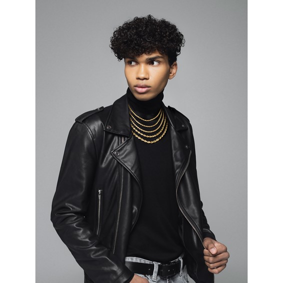 14K 4mm Diamond-cut Rope with Lobster Clasp Chain (per inch)