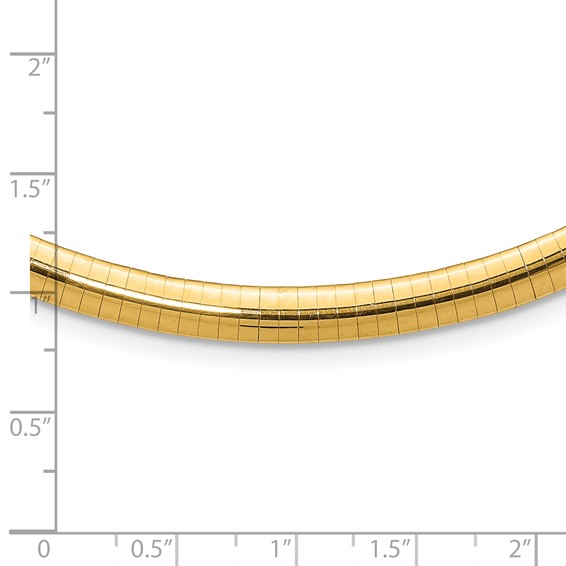 Leslie's Gold Standard Weight Omega Bracelets