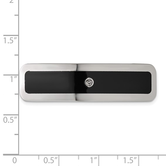 STEEL W/BLACK ENAMEL AND DIAMOND PLATE ELEMENT