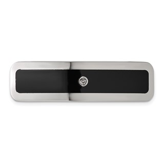 STEEL W/BLACK ENAMEL AND DIAMOND PLATE ELEMENT