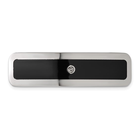 STEEL W/BLACK ENAMEL AND DIAMOND PLATE ELEMENT