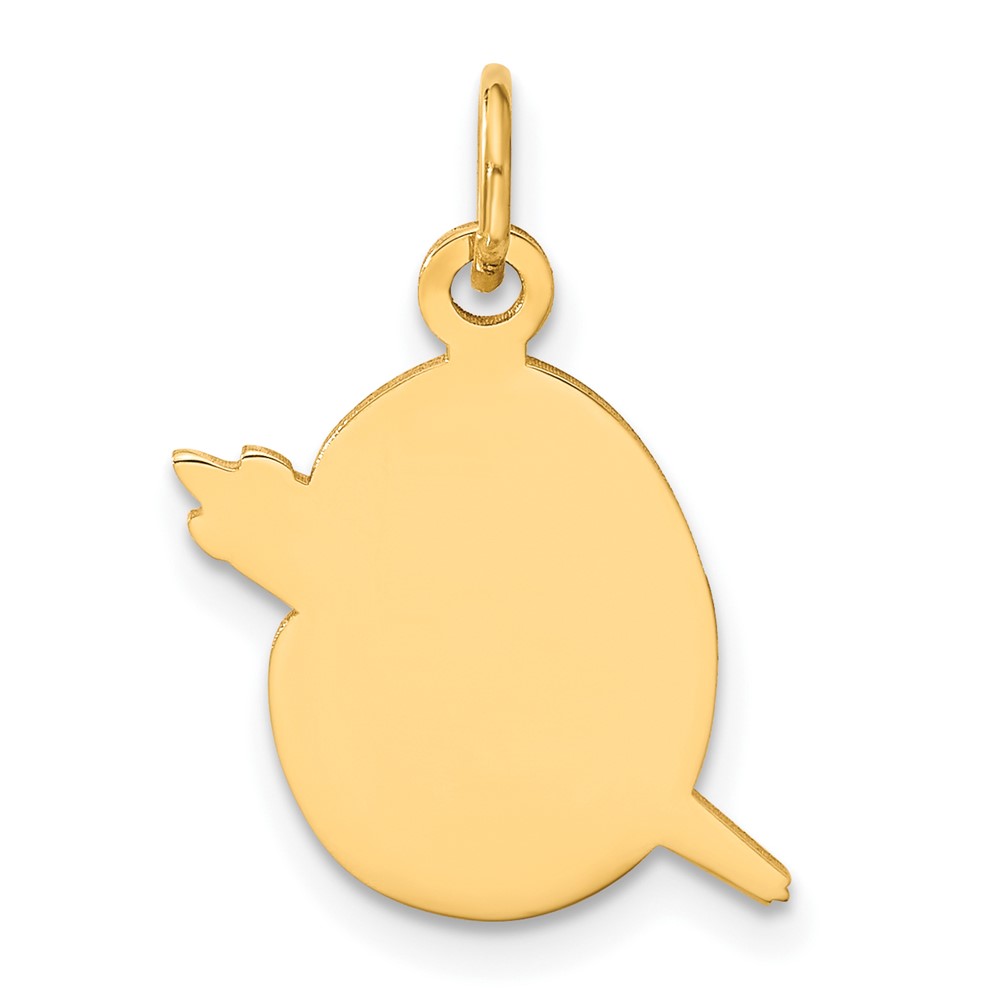 10k Enameled Artist Palette Charm (10A0179)