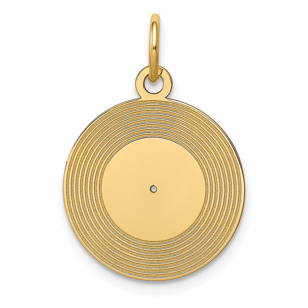 10k Record Album Charm (10A0564/L)