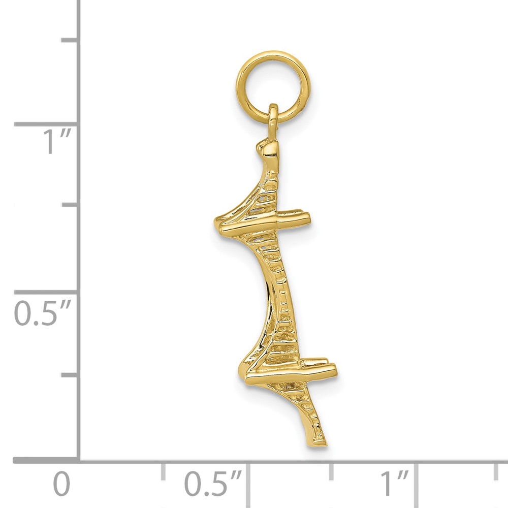 10k Mackinac Bridge Charm (10A1069/LM)