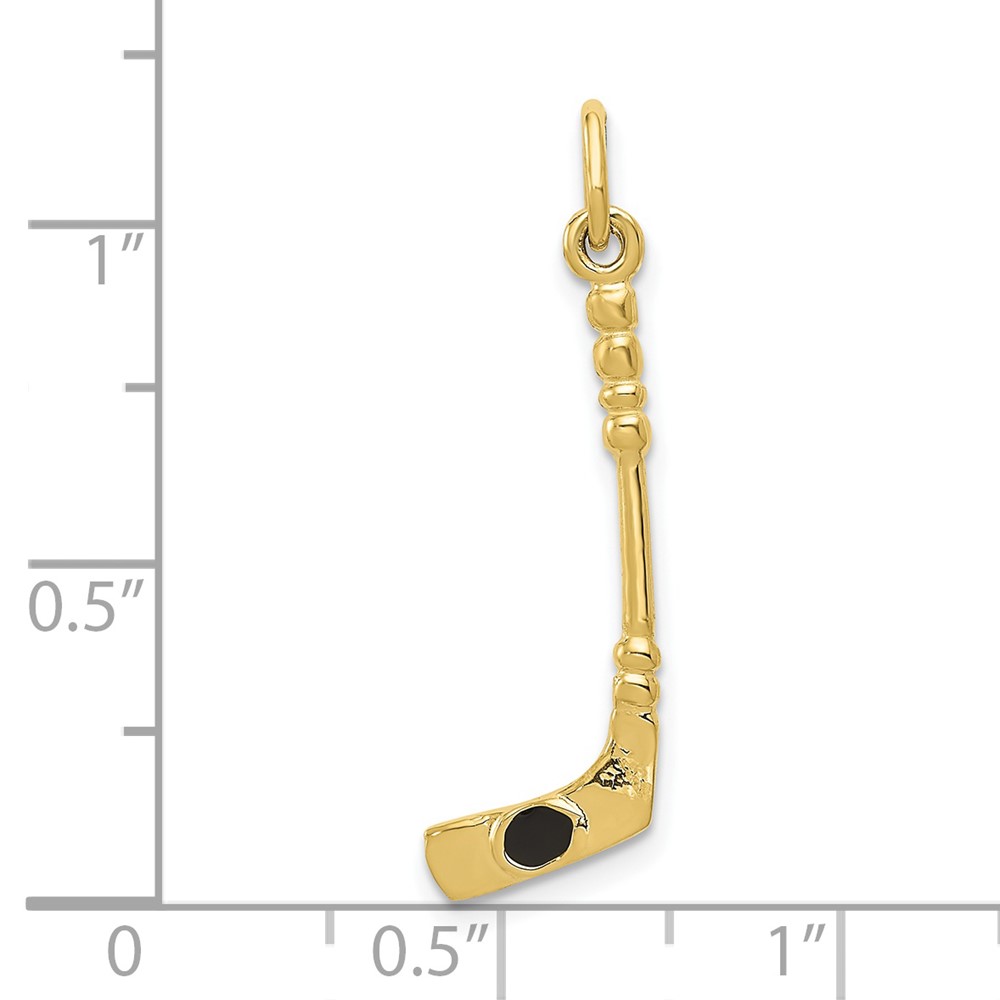 10ky Hockey Stick with Enamel Charm (10A7614)