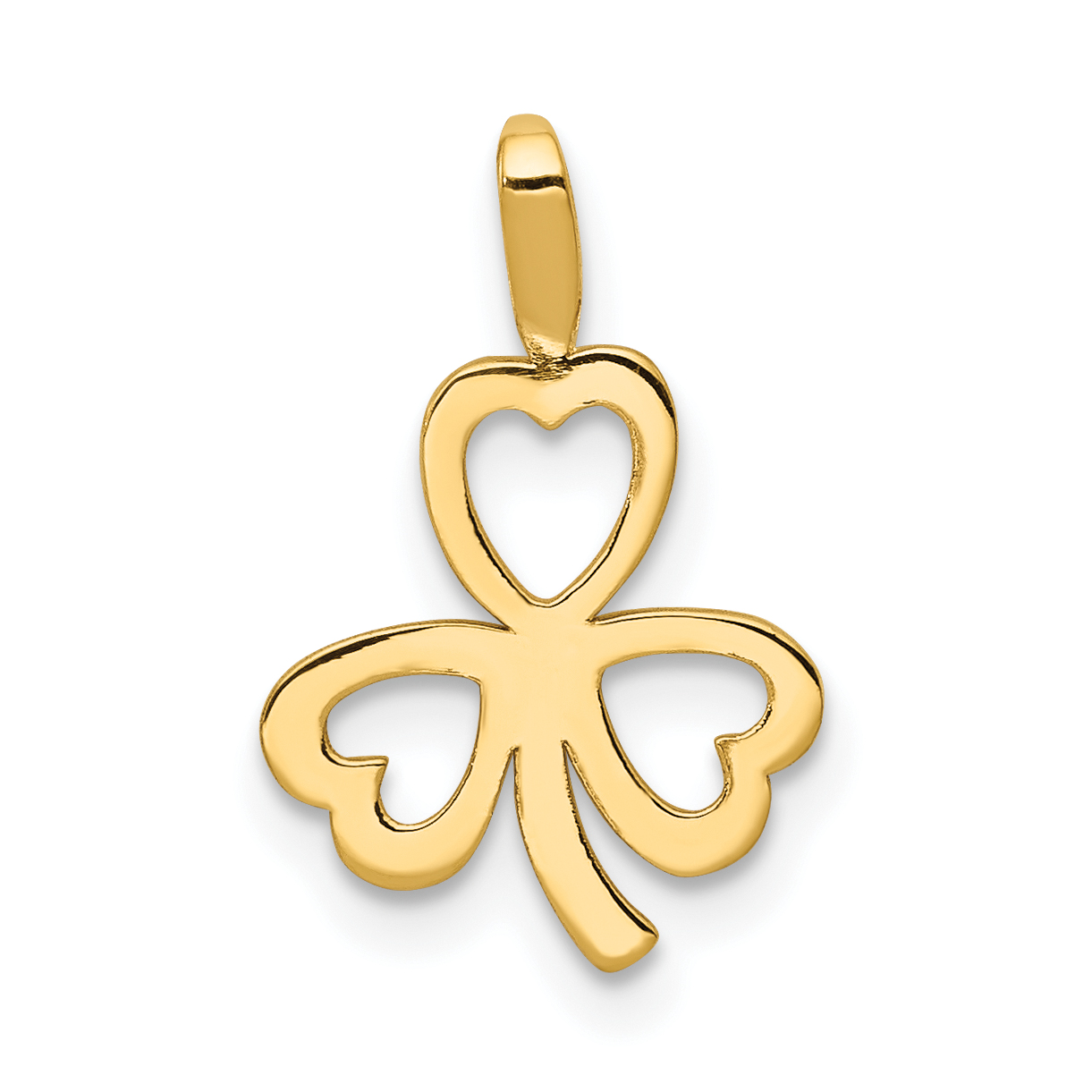 10k Heart Clover Charm (10A9503)
