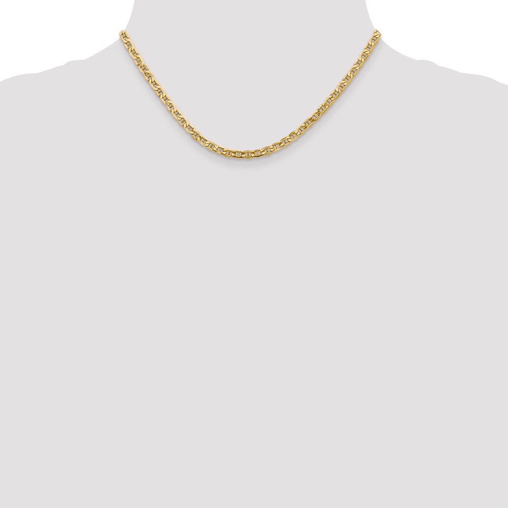 10k 4mm Semi-Solid Anchor Chain (10BC100-16)