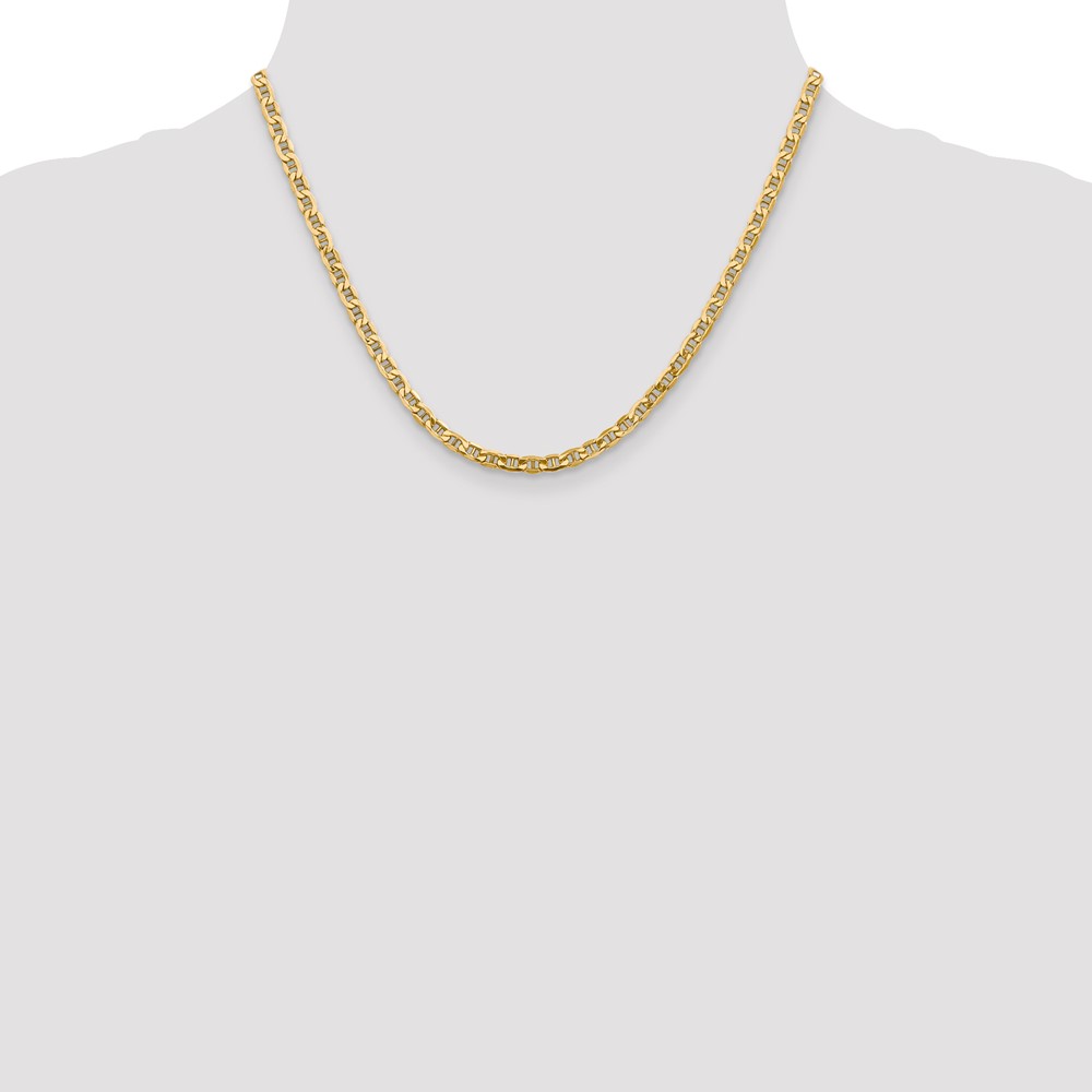 10k 4mm Semi-Solid Anchor Chain (10BC100-18)