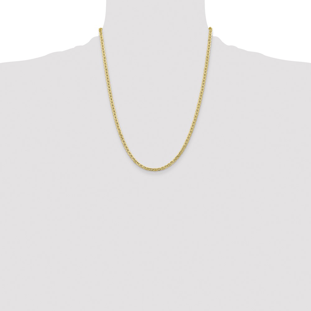 10k 4mm Semi-Solid Anchor Chain (10BC100-22)