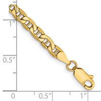 10K 4mm Semi-Solid Anchor Chain view 2