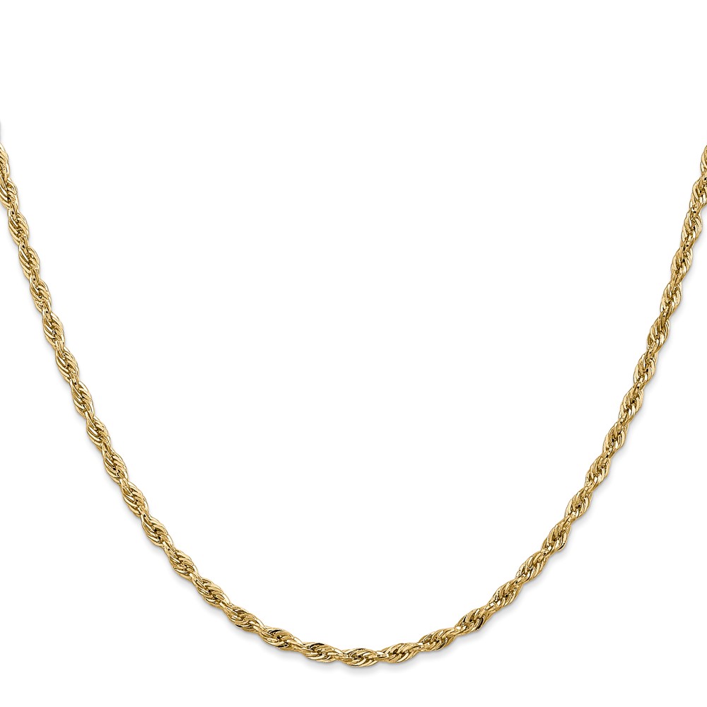 10k 2.8mm Semi-Solid Rope Chain (10BC134-28)