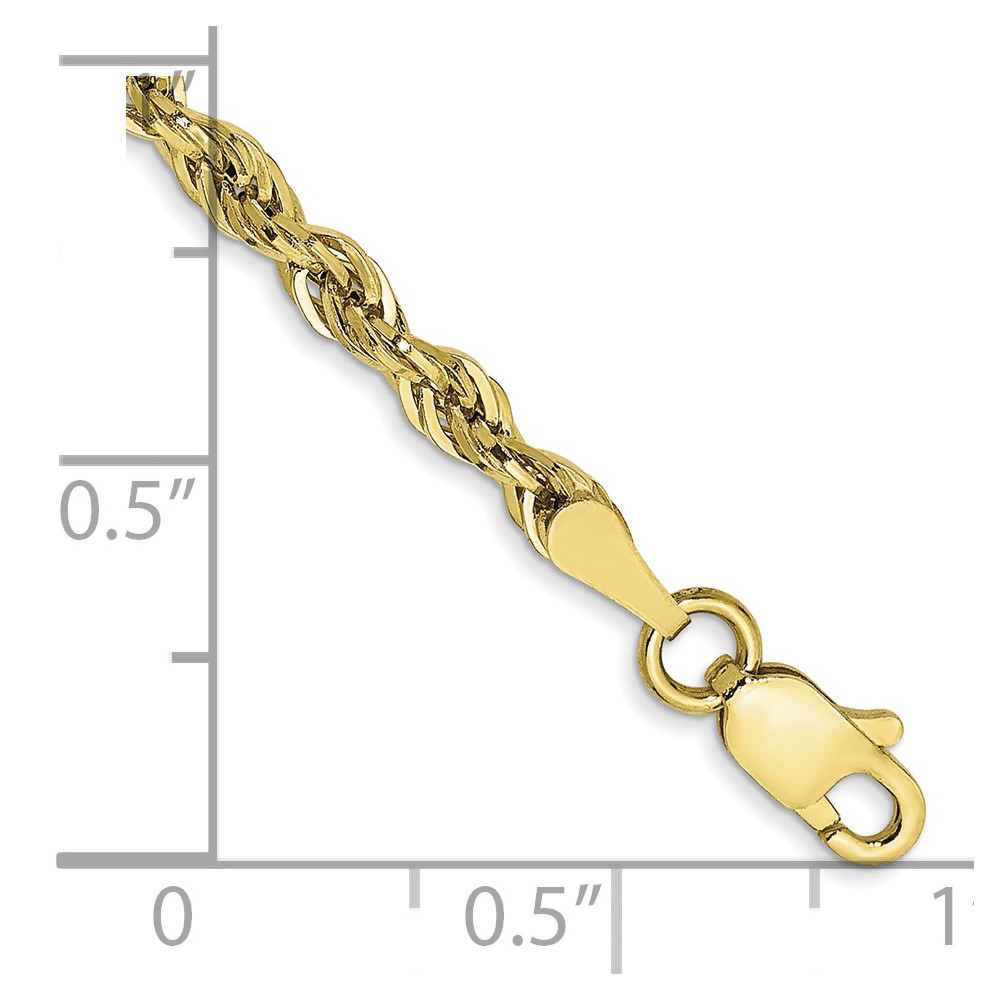 10k 2.8mm Semi-Solid Rope Chain (10BC134-7)