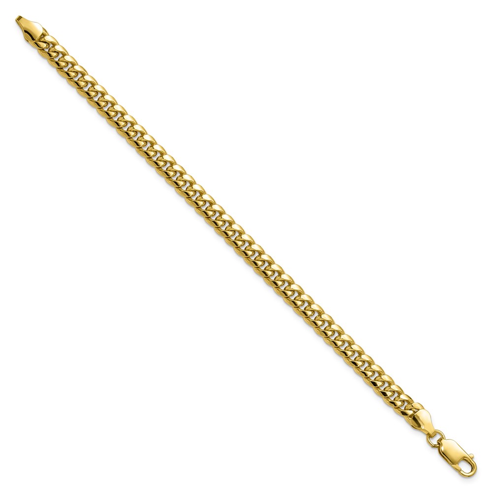 10k 6mm Semi-Solid Miami Cuban Chain (10BC154-7)