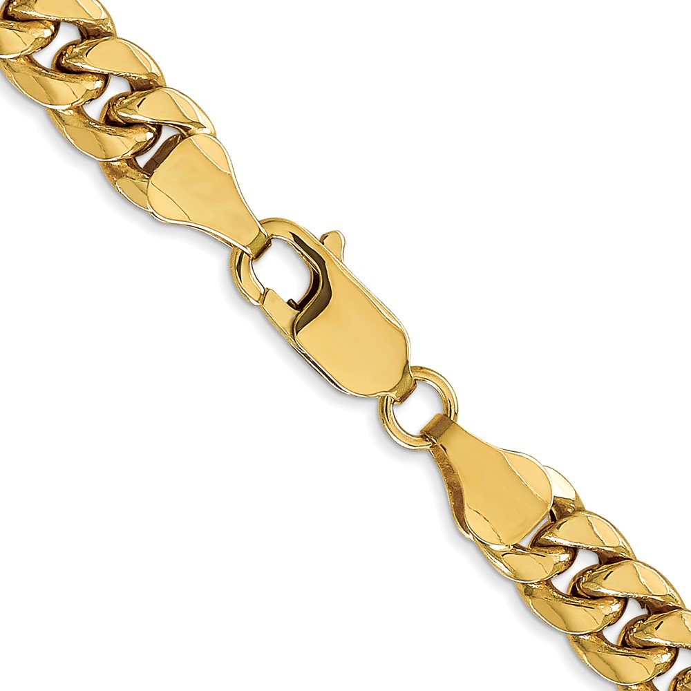 10k 6.75mm Semi-Solid Miami Cuban Chain (10BC155-24)