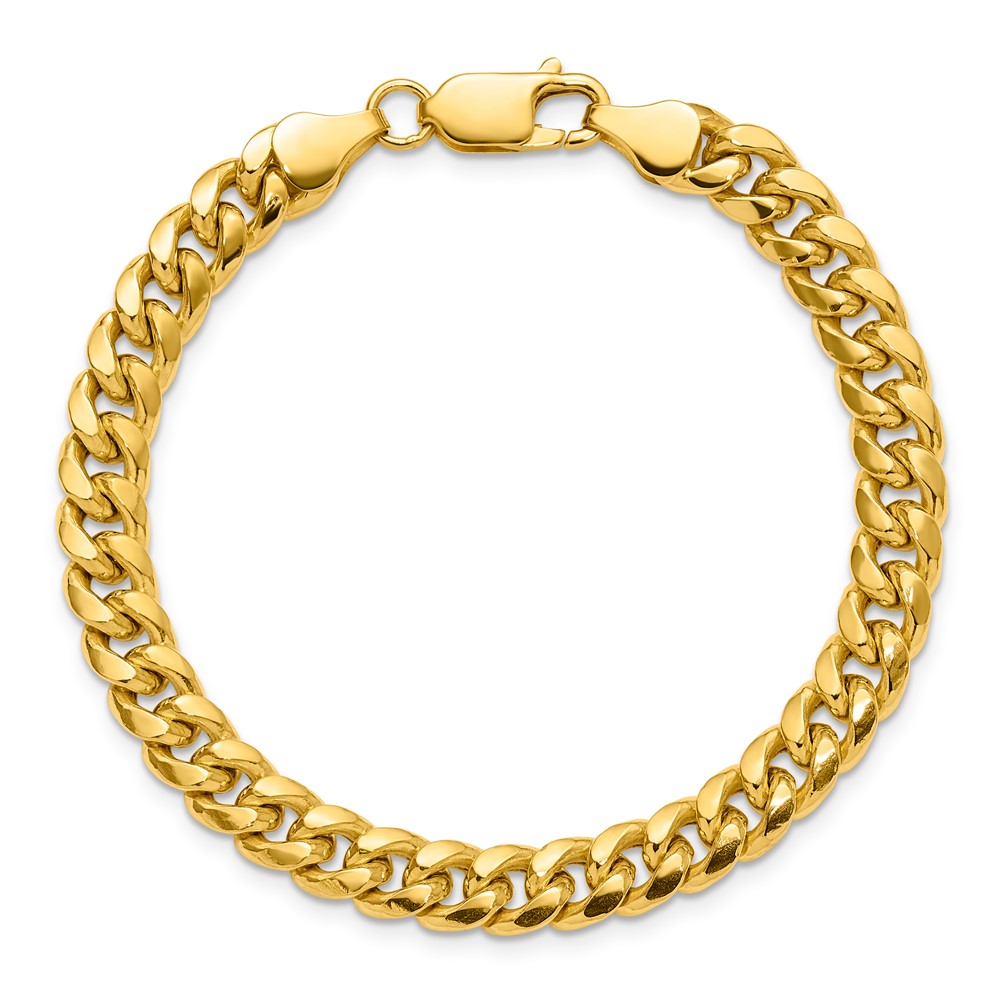 10k 6.75mm Semi-Solid Miami Cuban Chain (10BC155-7)