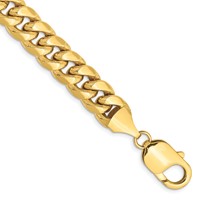 10K 9.3mm Semi-Solid Miami Cuban Chain view 1