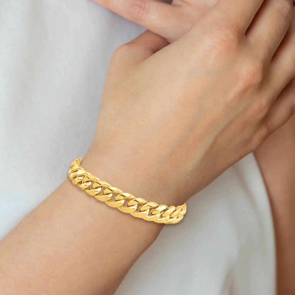 10k 11mm Semi-Solid Miami Cuban Chain (10BC158-8)