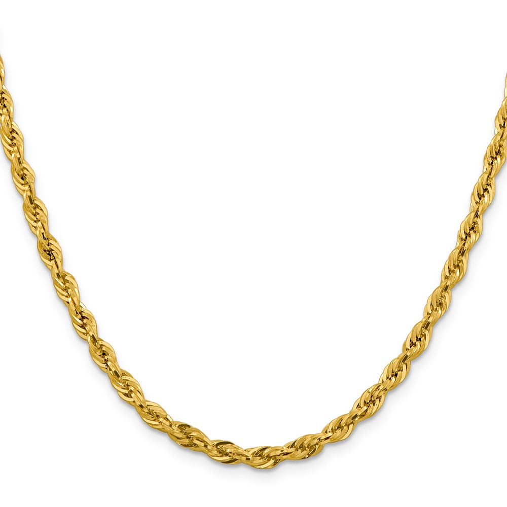 10k 4.25mm Semi-Solid Rope Chain (10BC168-28)