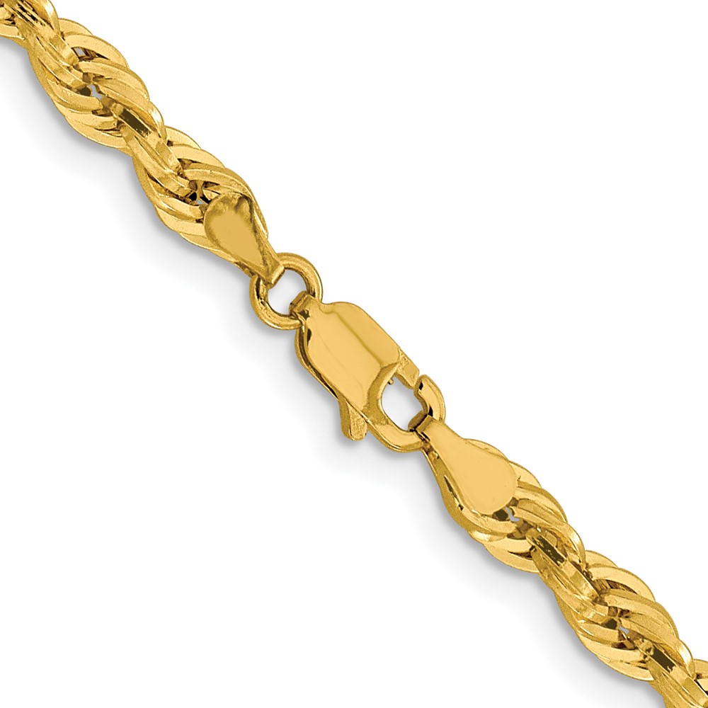 10k 4.25mm Semi-Solid Rope Chain (10BC168-28)
