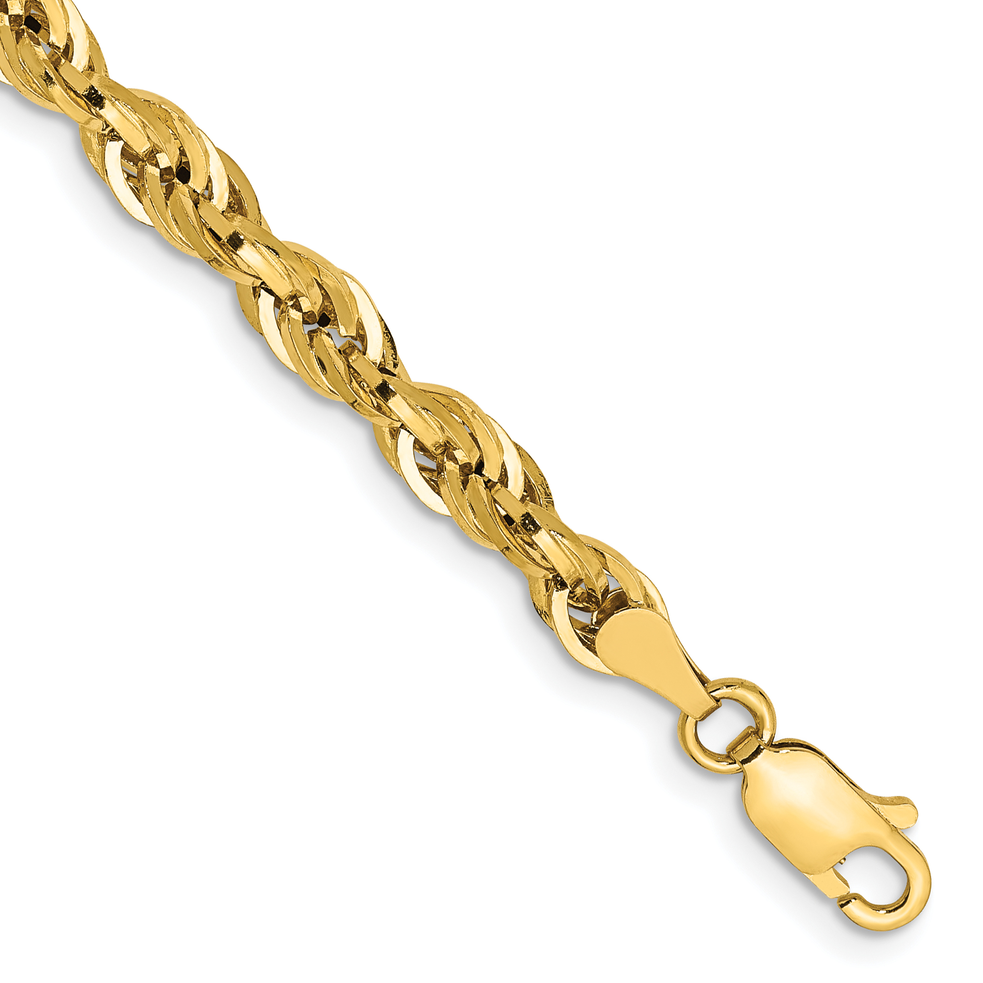 10k 4.25mm Semi-Solid Rope Chain (10BC168-7)