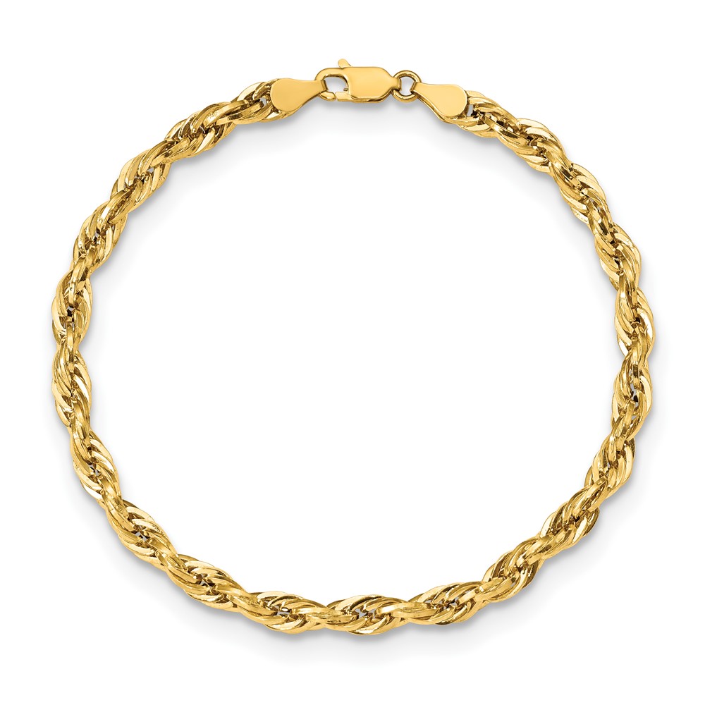 10k 4.75mm Semi-Solid Rope Chain (10BC169-8)