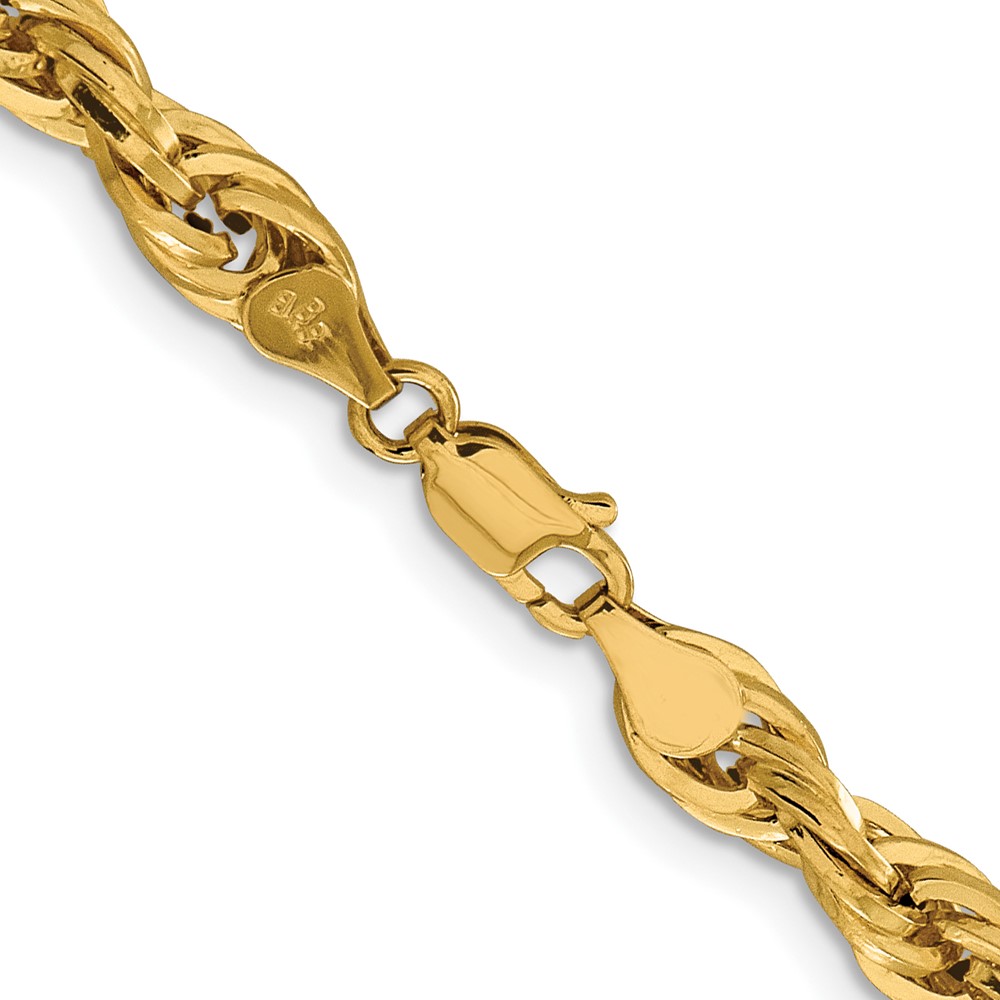 10k 5.4mm Semi-Solid Rope Chain (10BC170-24)