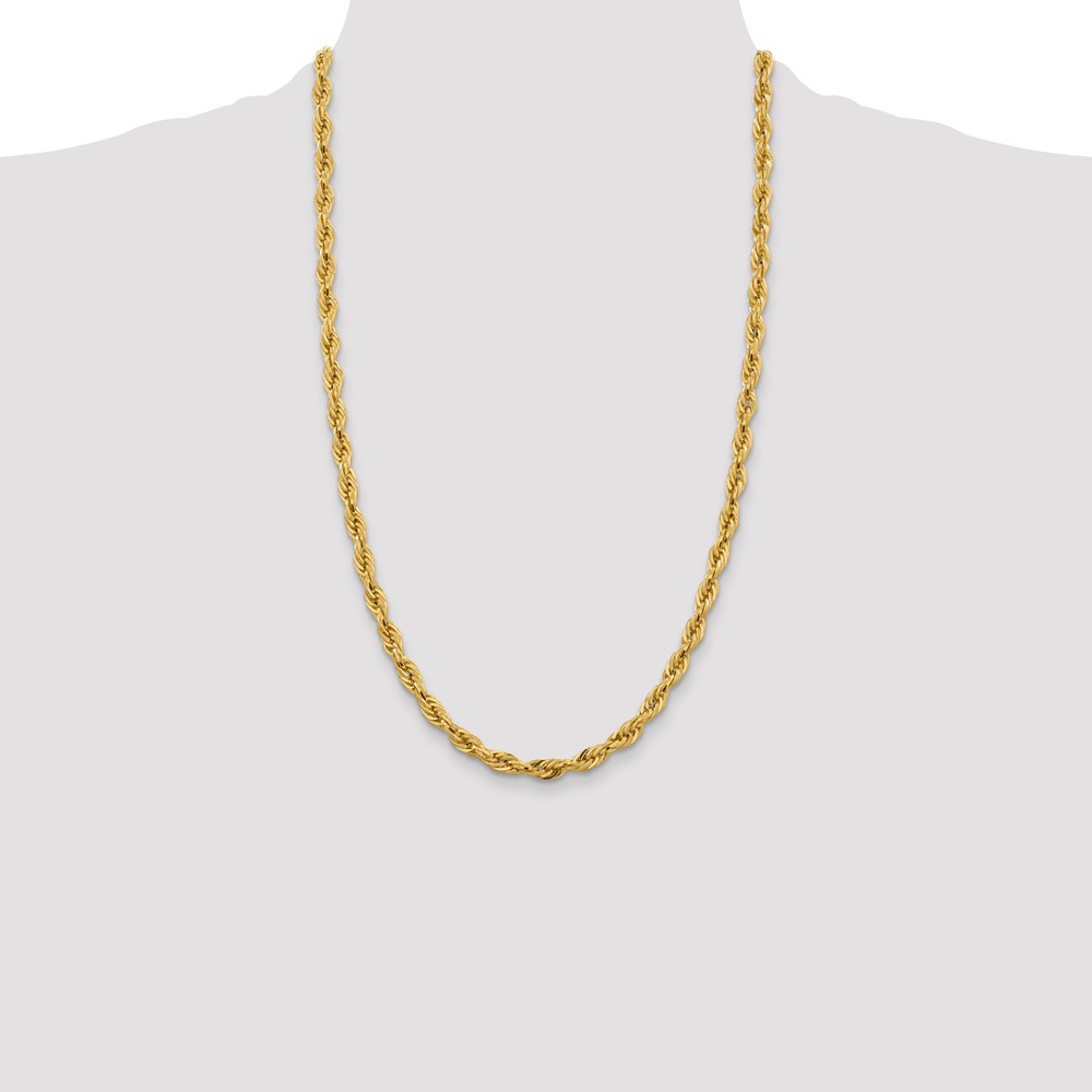 10k 5.4mm Semi-Solid Rope Chain (10BC170-26)