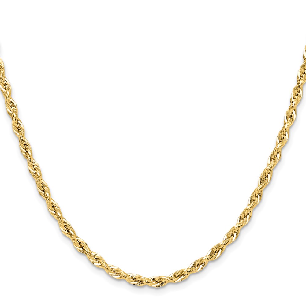 10k 3.5mm Semi-Solid Rope Chain (10BC203-28)