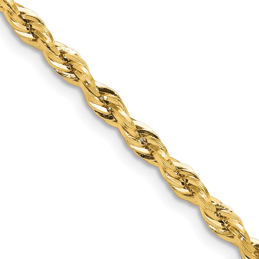 10k 3.5mm Semi-Solid Rope Chain (10BC203-16)