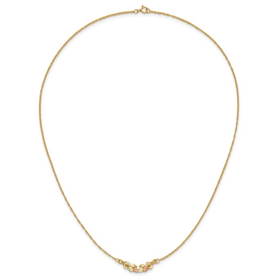 10k Tri-color Black Hills Gold Necklace