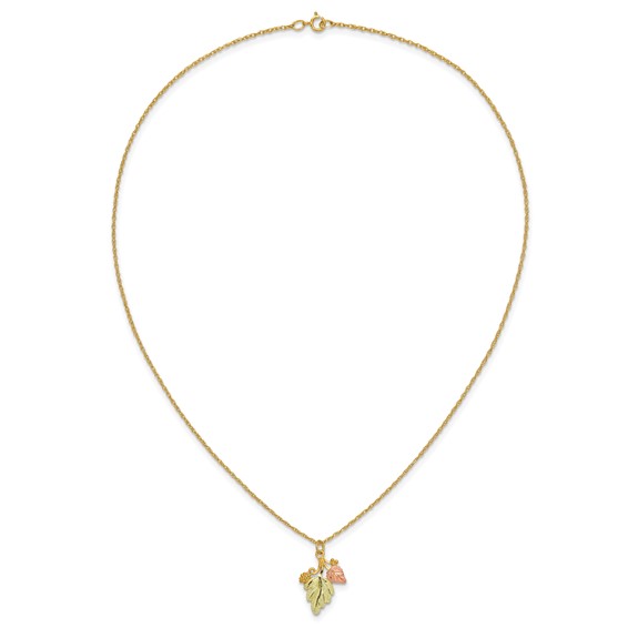 10k Tri-color Black Hills Gold Necklace