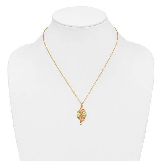 10k Tri-color Black Hills Gold Necklace